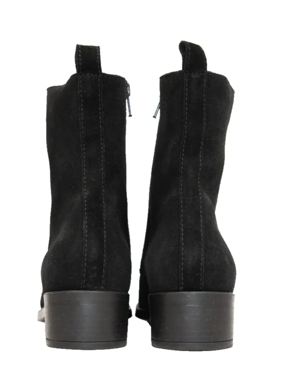 New! La Canadienne 8.5 Spidey Suede Boot Waterproof Lace-up Black Ankle DD546